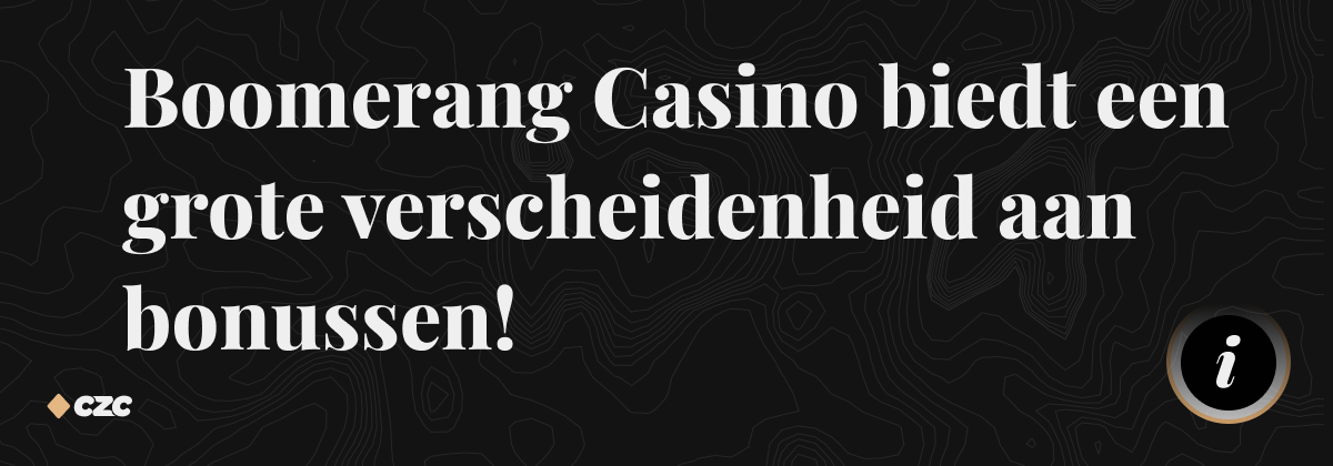 boomerang casino bonussen