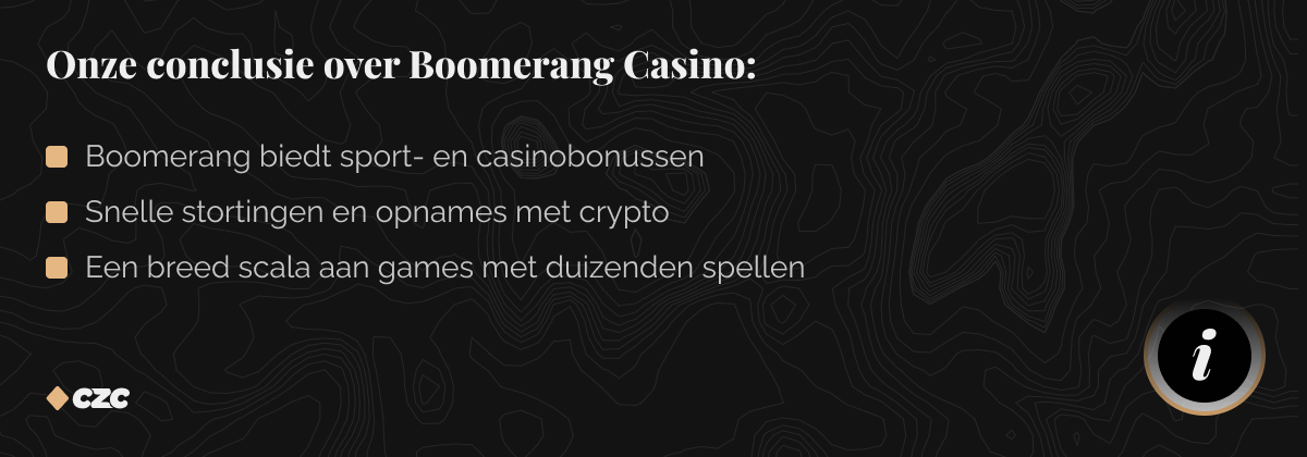 review boomerang casino